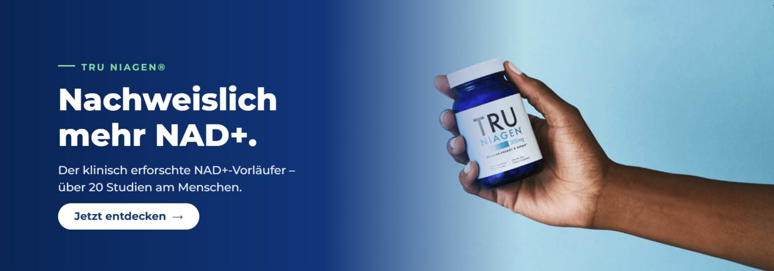 Nachweislich mehr NAD+.